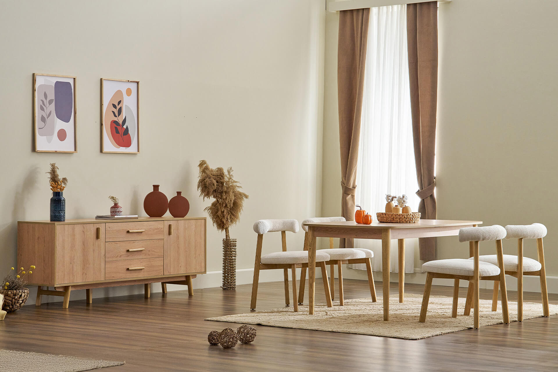 Solid Yemek Odası Takımı