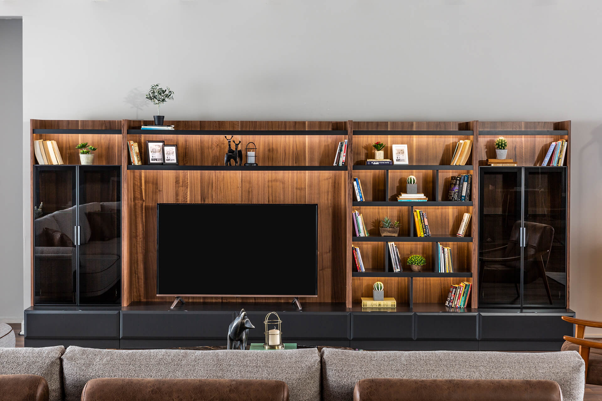 Indigo Kitaplık TV Ünitesi